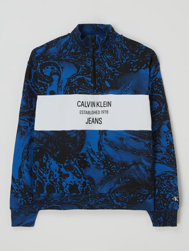 

Хлопковый тройер Calvin Klein Jeans, синий