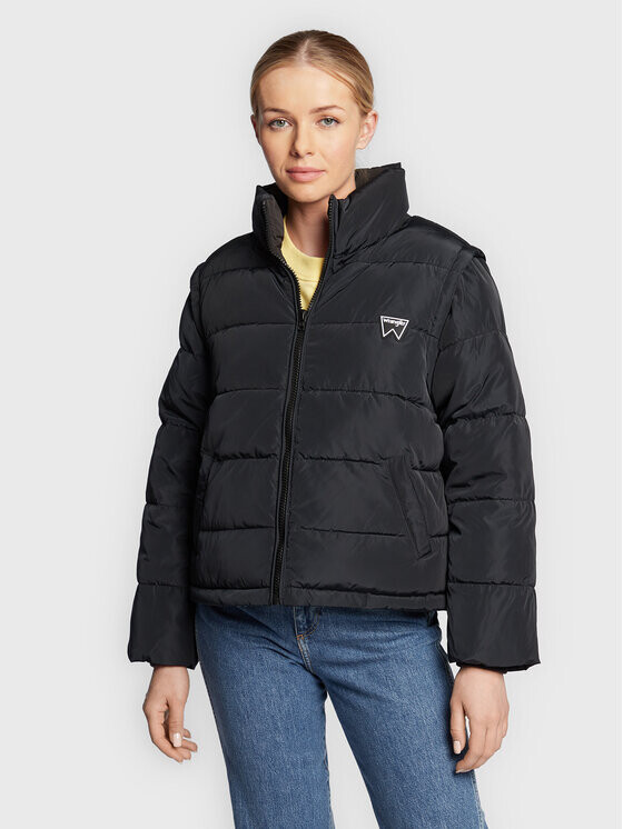 

Пуховик стандартного кроя Wrangler, черный