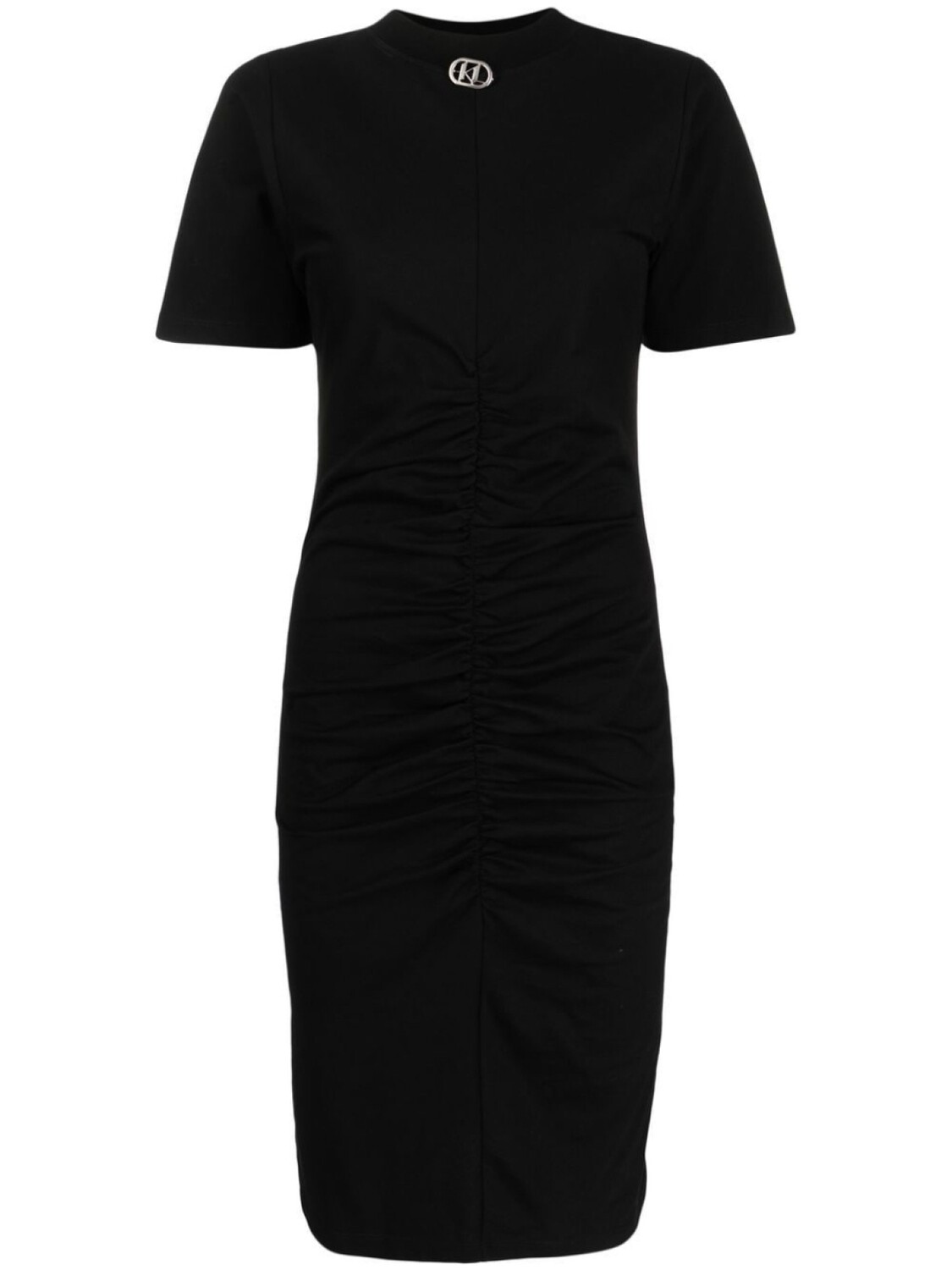 

Karl Lagerfeld ruched T-shirt dress, черный