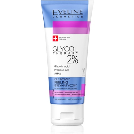 Eveline Glycol Therapy 2% ферментативное отшелушивающее масло 100 мл, Eveline Cosmetics eveline cosmetics пилинг для лица glycol therapy oil enzymatic peeling 2% 100 мл