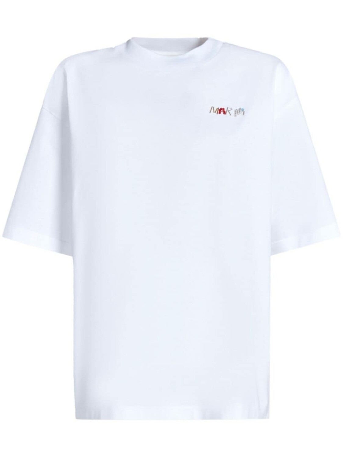 

Marni футболка с логотипом, белый