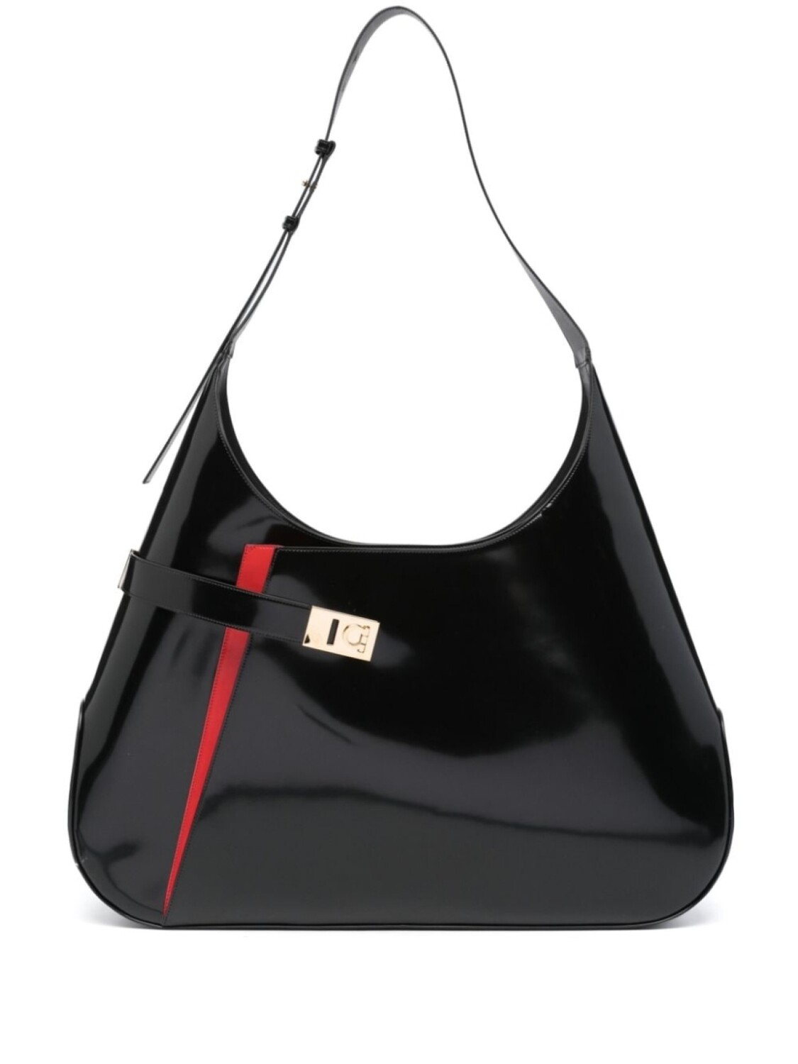 

Ferragamo большая сумка на плечо Hobo, черный