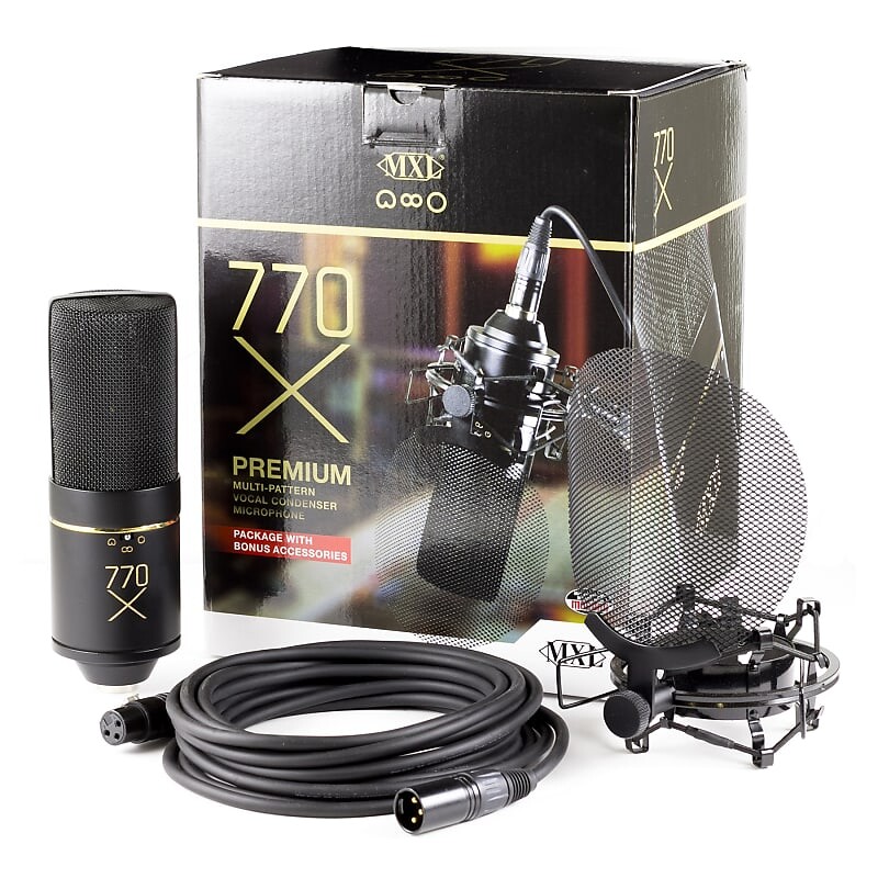 

Конденсаторный микрофон MXL 770X Multi-Pattern Vocal Condenser Microphone
