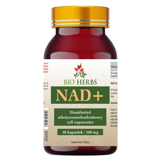 

Bio Herbs, NAD+ Никотинамидадениндинуклеотидный регенератор клеток 100 мг, 30 капсул.