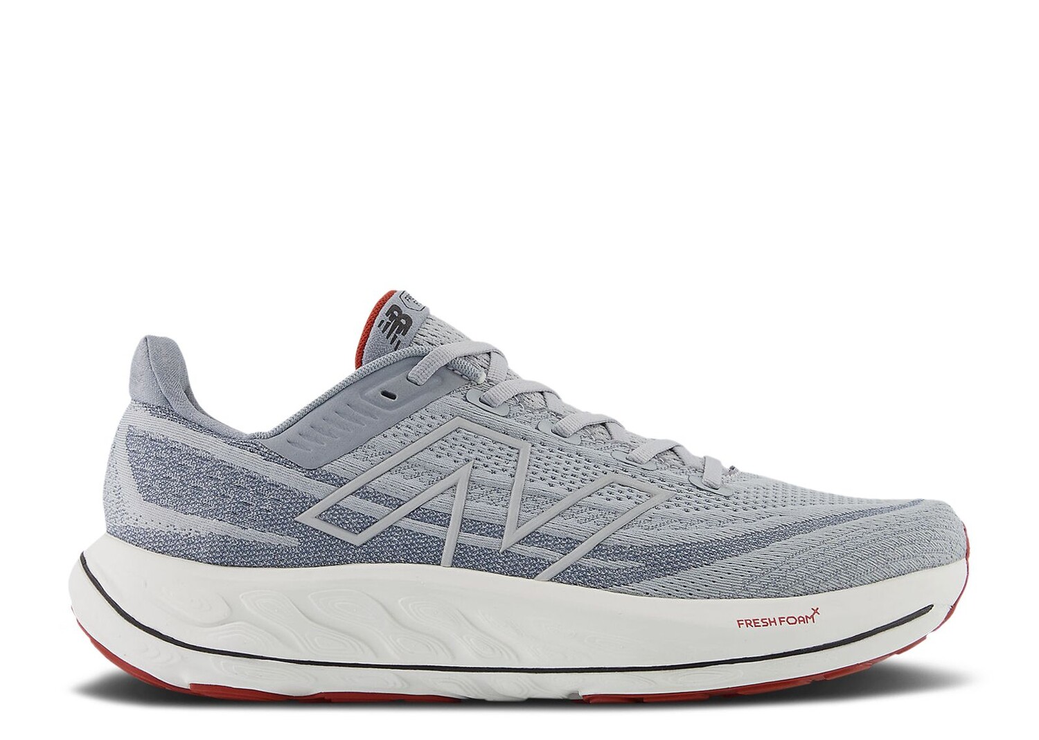 

Кроссовки New Balance Fresh Foam X Vongo V6 'Aluminum Grey Brick Red', серый