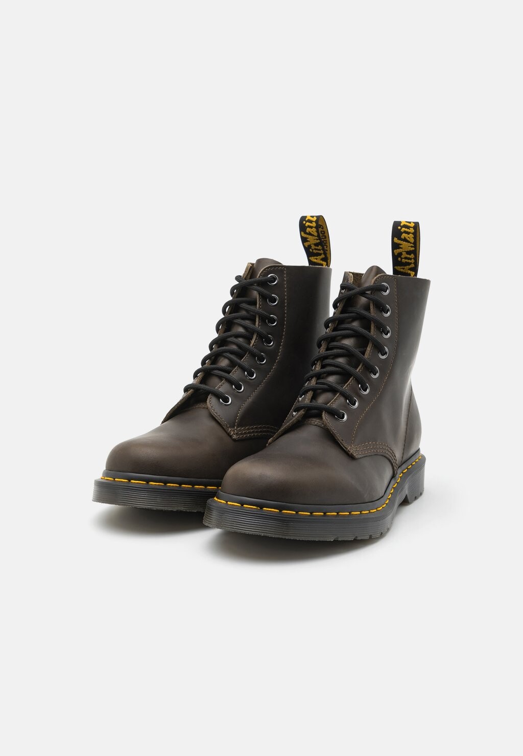 

Ботильоны на шнуровке 1460 PASCAL UNISEX Dr. Martens, серо-коричневый