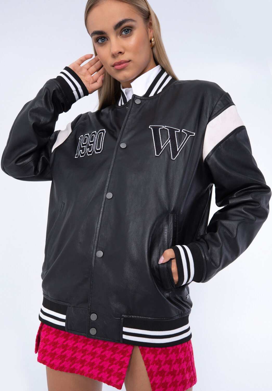 

Кожаная куртка Wittchen Natural leather jacket, черный