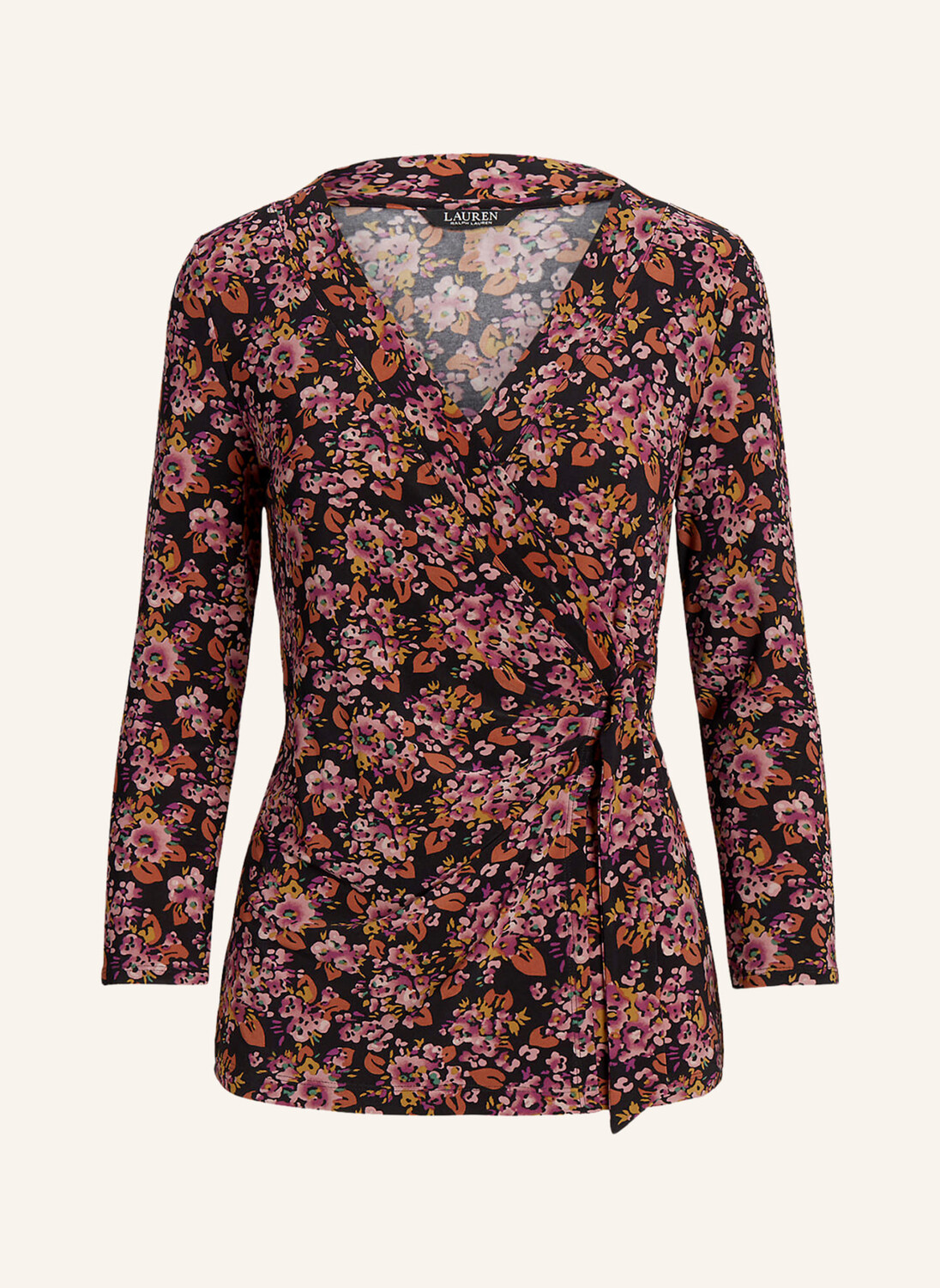 

Рубашка LAUREN RALPH LAUREN Wickelshirt, черный