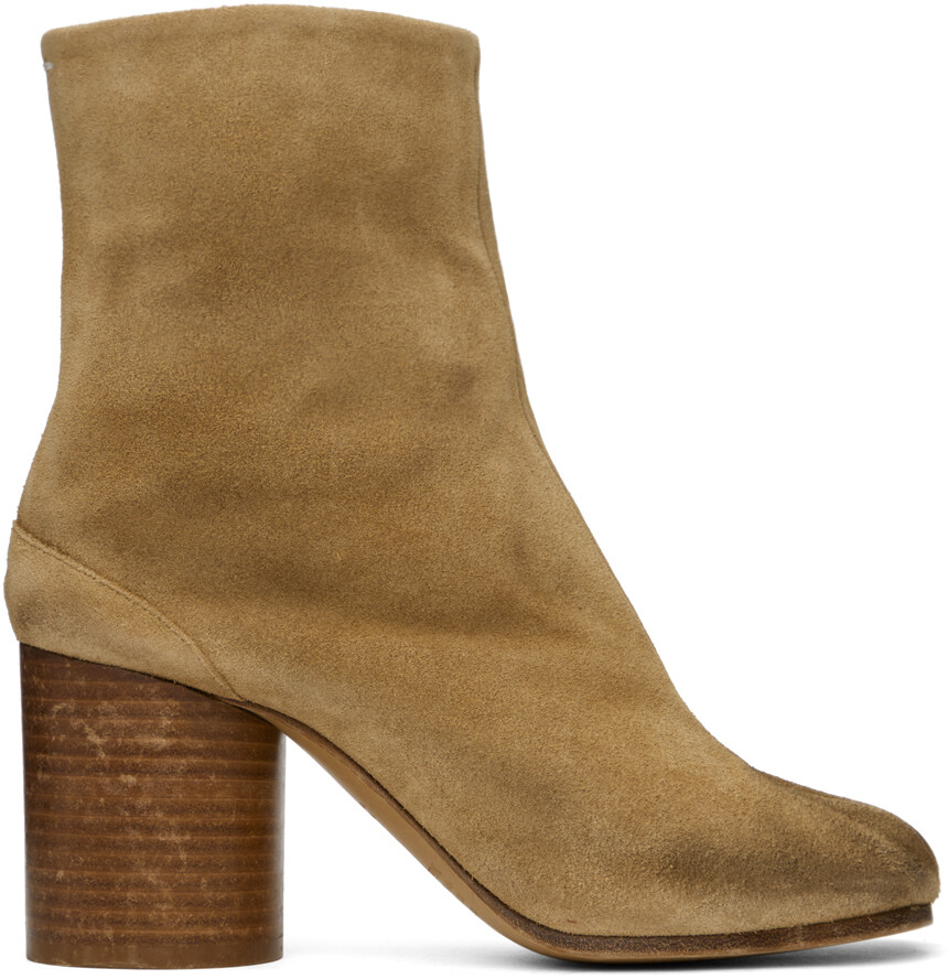 

Бежевые ботильоны Tabi Maison Margiela, цвет Medal bronze