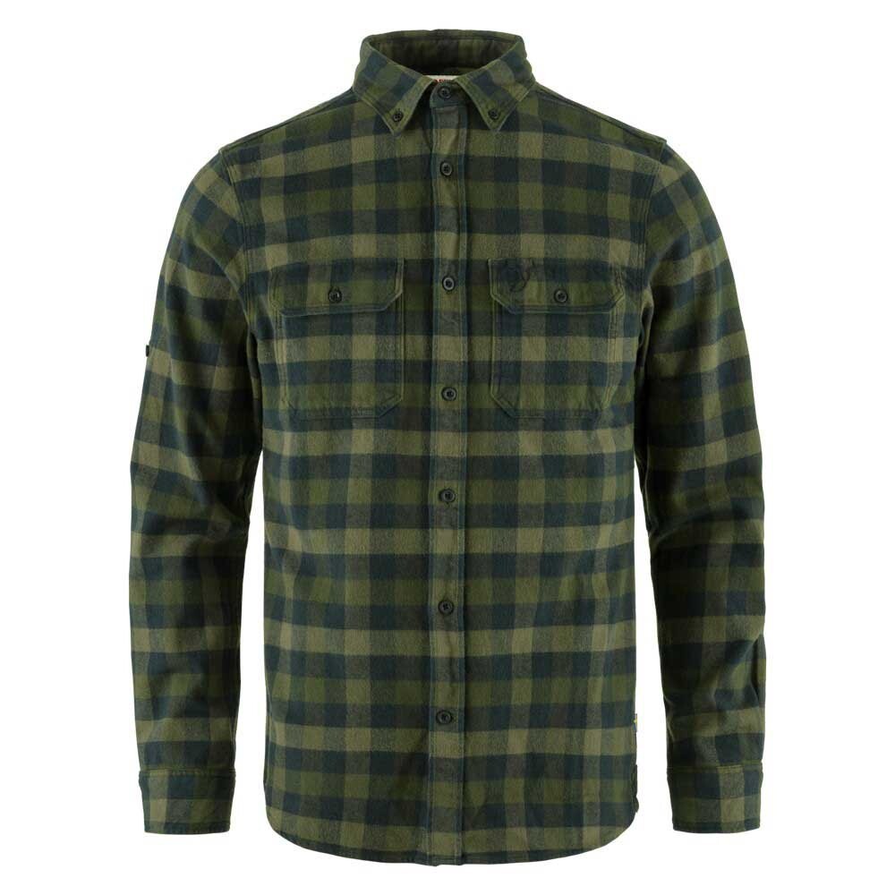 

Рубашка с длинным рукавом Fjällräven Skog, зеленый