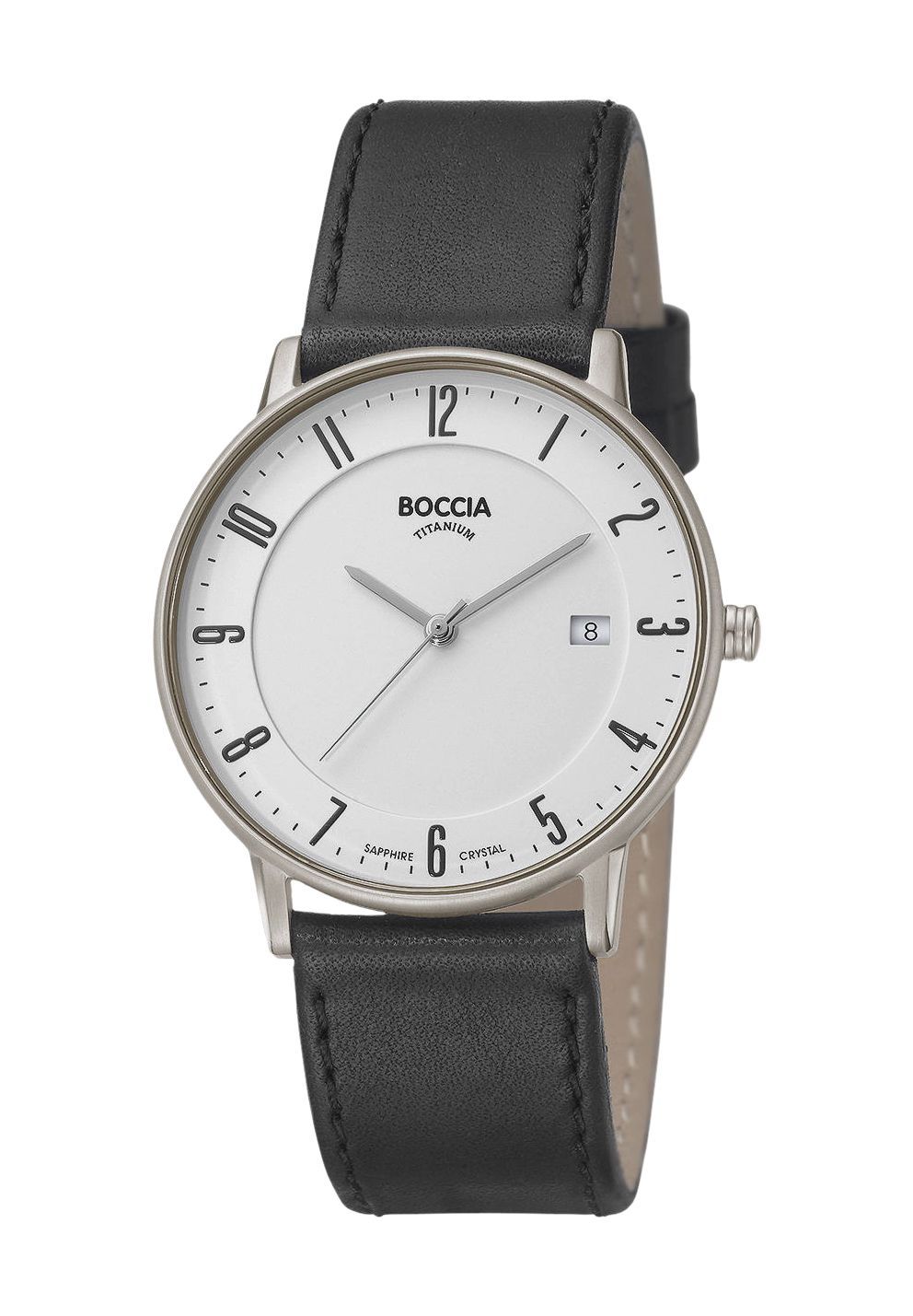 

Мужские часы Super Slim Titanium 3607-02 BOCCIA, черный