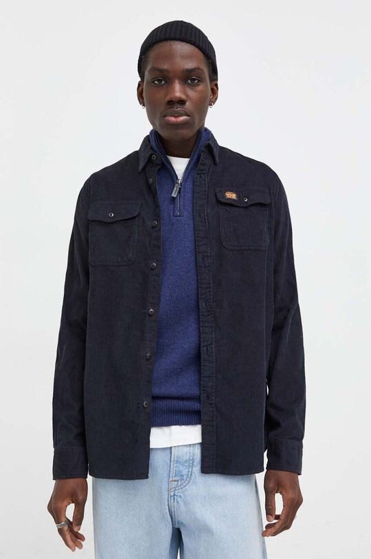 

Вельветовая рубашка Superdry, черный
