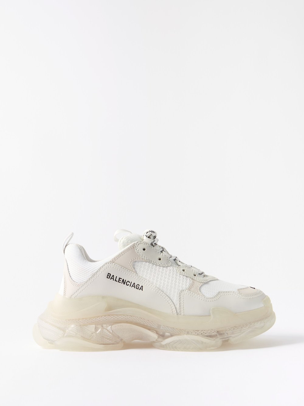 

Кроссовки triple s из сетки и искусственной кожи Balenciaga, белый