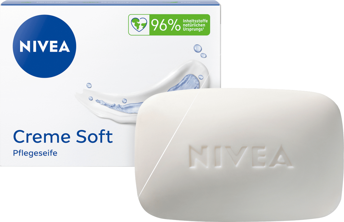 Мыло кремовое мягкое уходовое мыло 100г NIVEA
