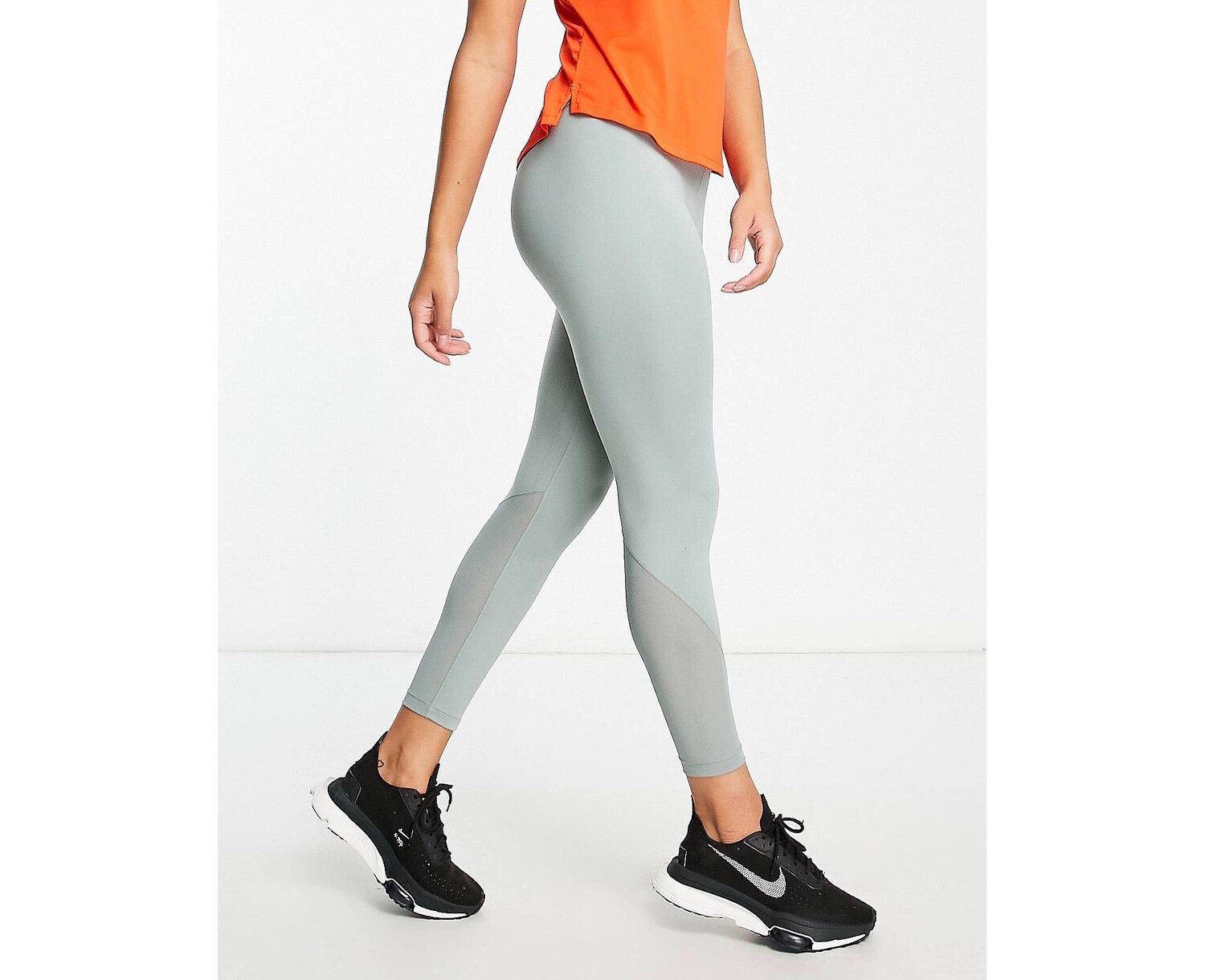 

Зеленые леггинсы с высокой посадкой 7/8 Nike One Training Nike Training, Зеленый