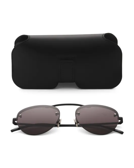 

Солнцезащитные очки 55 мм Saint Laurent, черный