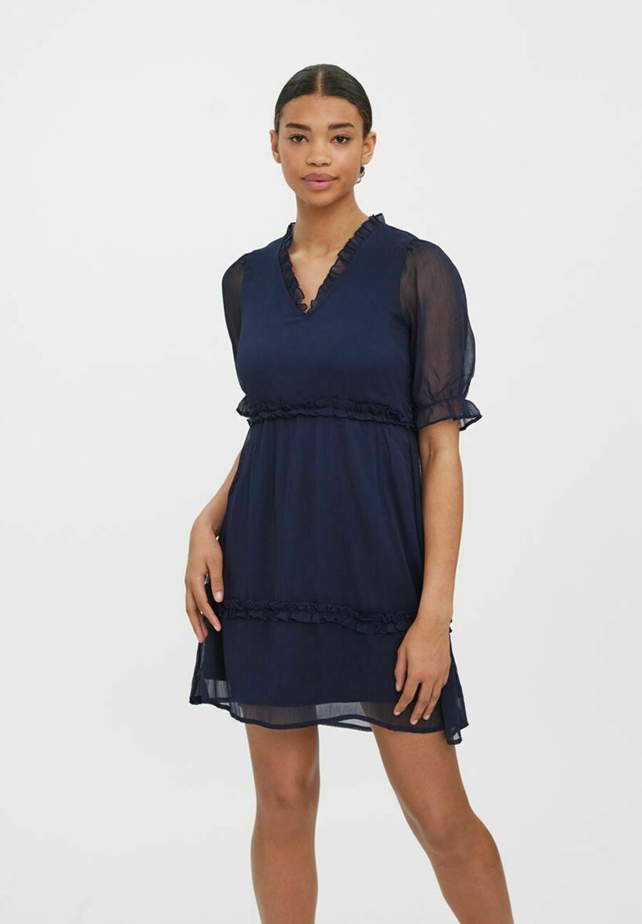 

Летнее платье Vero Moda, темно-синий
