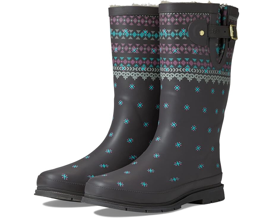 

Ботинки Western Chief Printed Tall Rain Boot, цвет Doily Pop