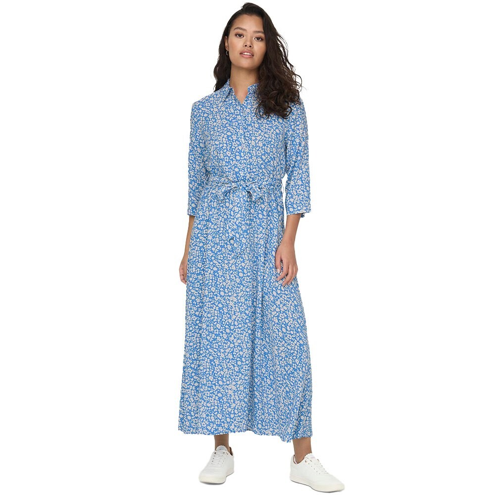 

Длинное платье Jdy Starr Life Short Sleeve, синий