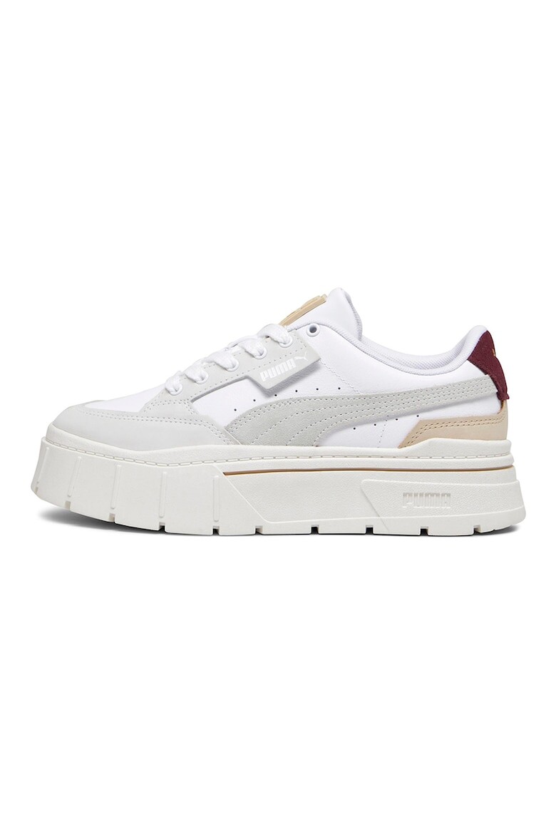 

Замшевые кроссовки Mayze Stack Luxe на плоской платформе Puma, серый