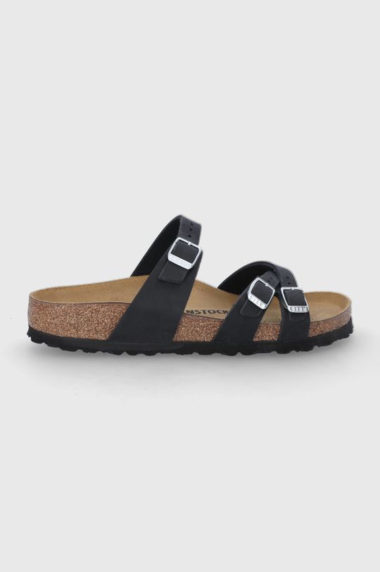 

Замшевые тапочки Franca Birkenstock, черный