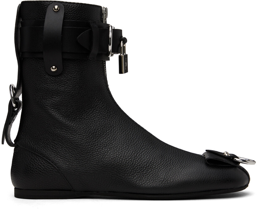 

Черные ботильоны с замком JW Anderson