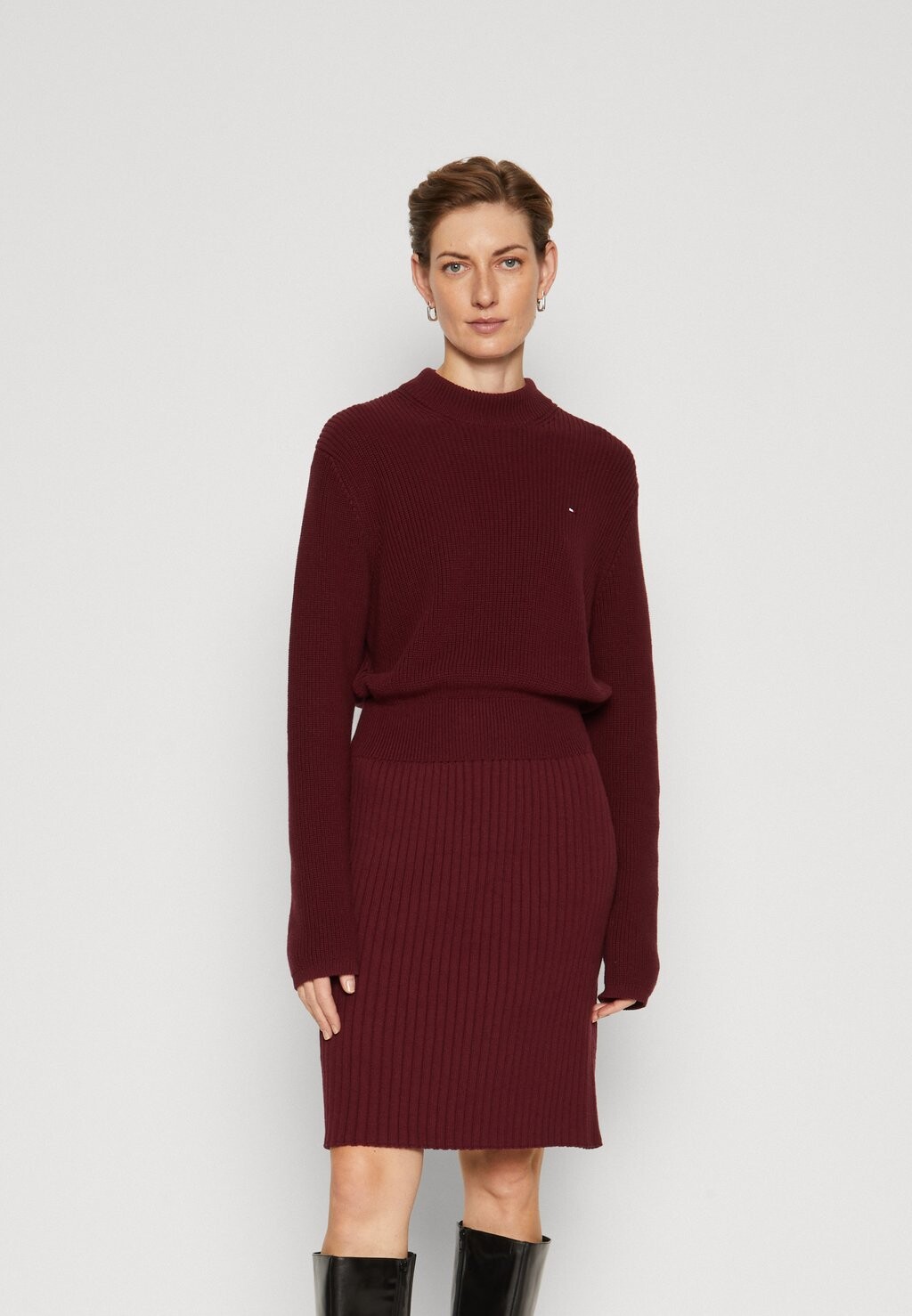 

Платье из джерси STITCH DRESS Tommy Hilfiger, Бордо