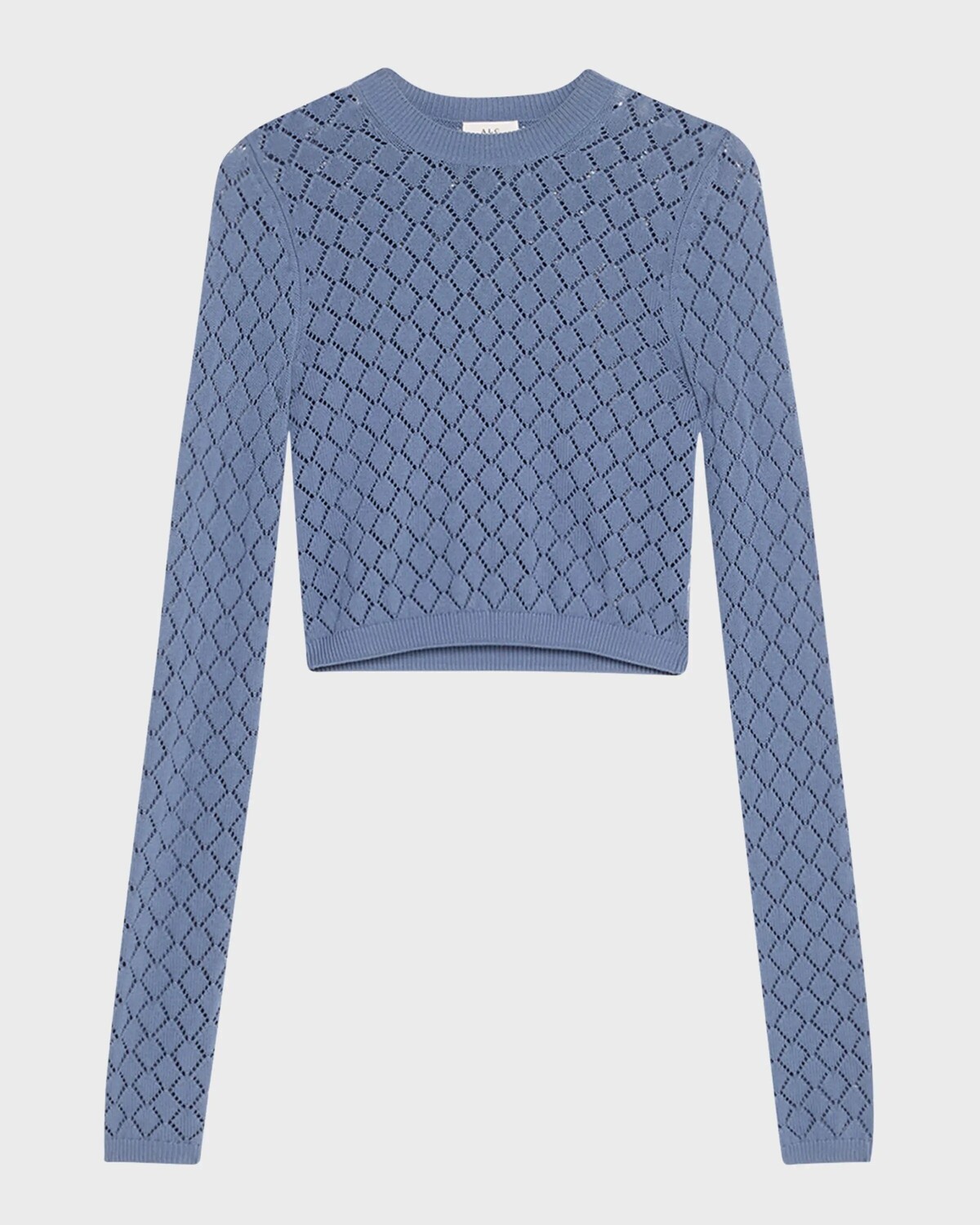 

Трикотажный топ Brandi Pointelle A.L.C., цвет Steel Blue