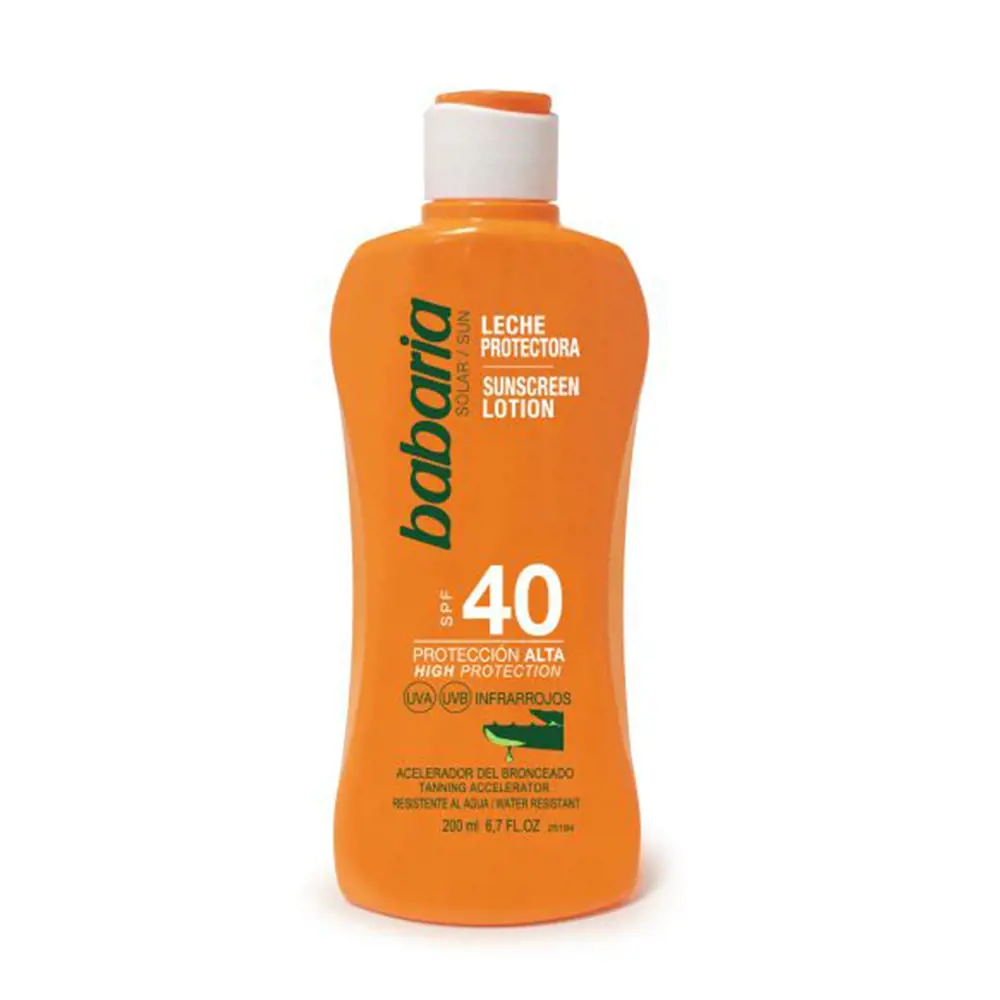 

Солнцезащитный крем Leche Corporal Aloe Vera Spf40 Babaria, 200 мл