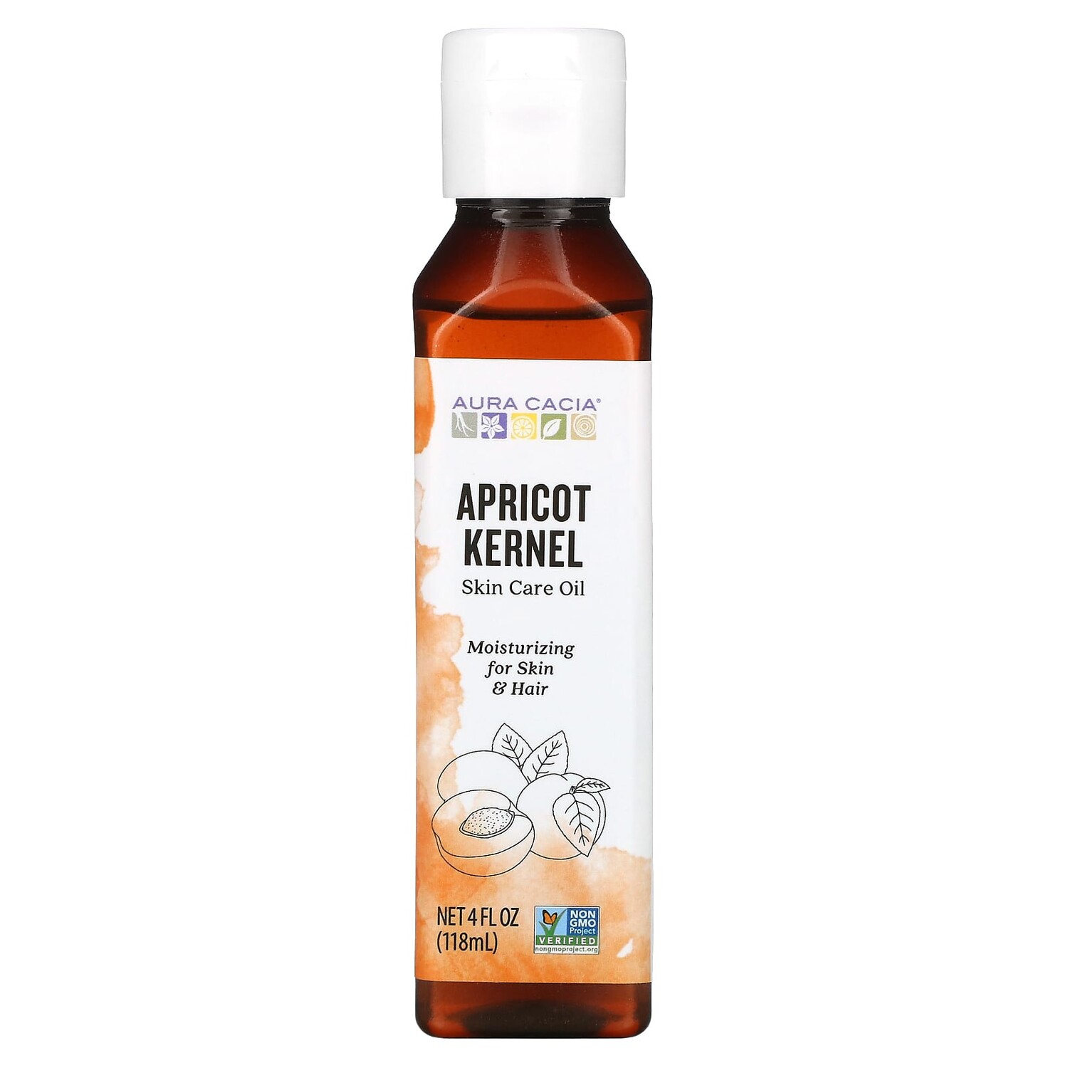 

Масло для ухода за кожей, косточки абрикоса, 118 мл (4 жидк. Унции), Aura Cacia