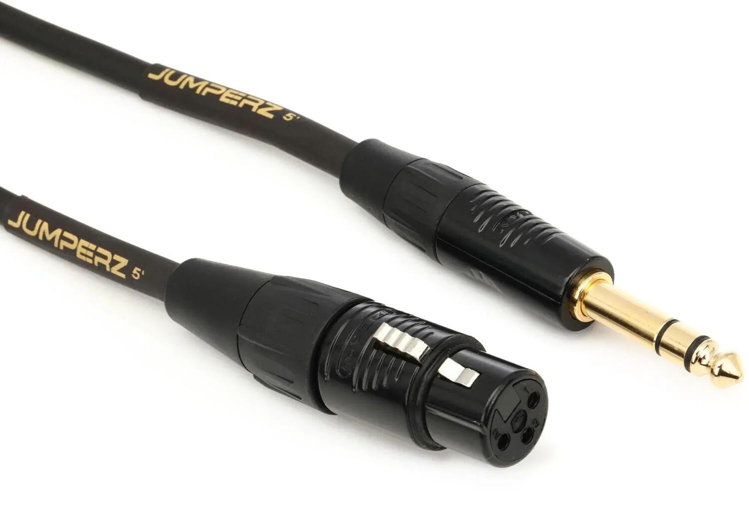 

Соединительный кабель JUMPERZ JGTRSXF-5 Gold TRS-XLRF — 5 футов