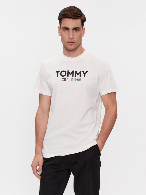 

Футболка узкого кроя Tommy Jeans, белый