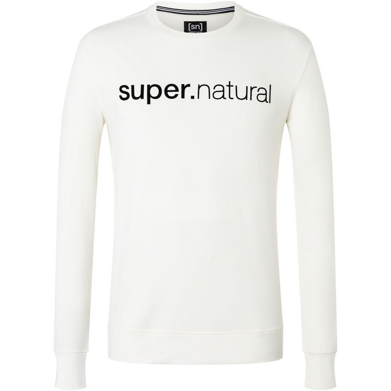 

Мужской свитер с круглым вырезом Solution Super.Natural, белый