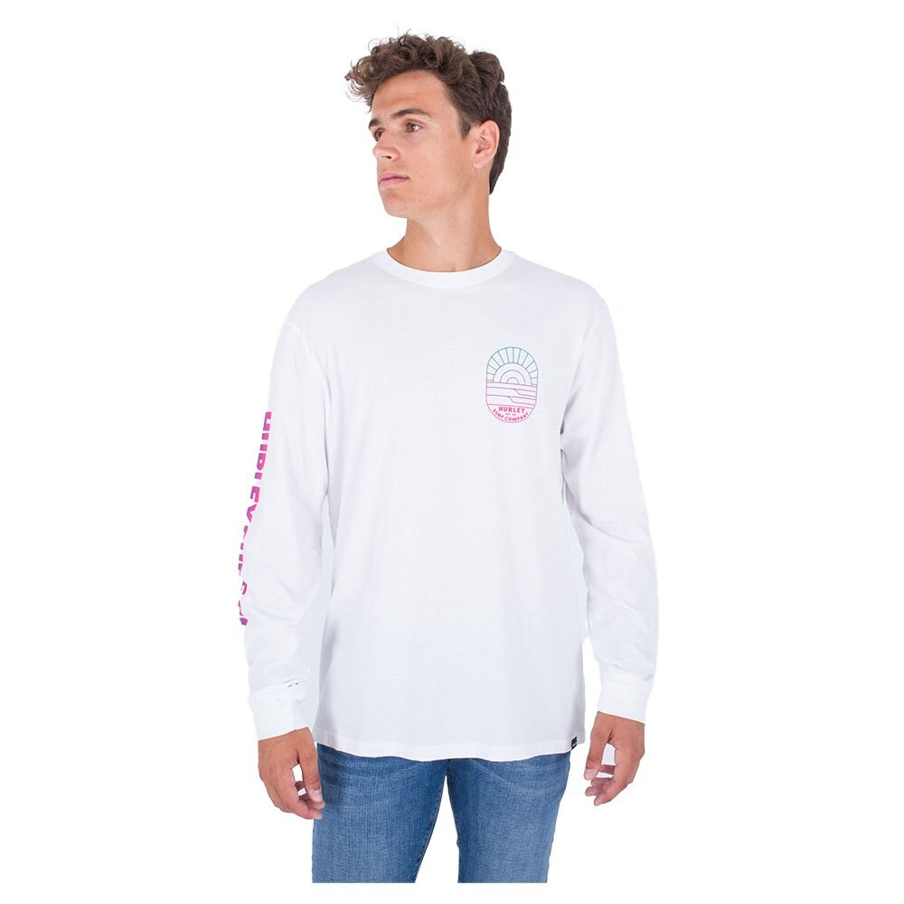 

Футболка Hurley Evd Clean Lines, белый
