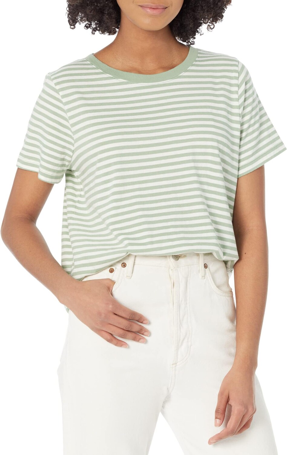 

Футболка Bella Vintage из джерси Madewell, цвет Gatehouse Green