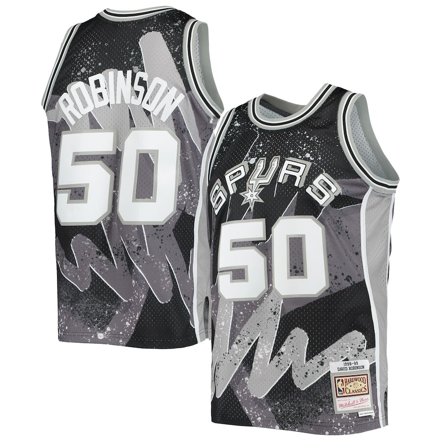 

Джерси Mitchell & Ness San Antonio Spurs, черный