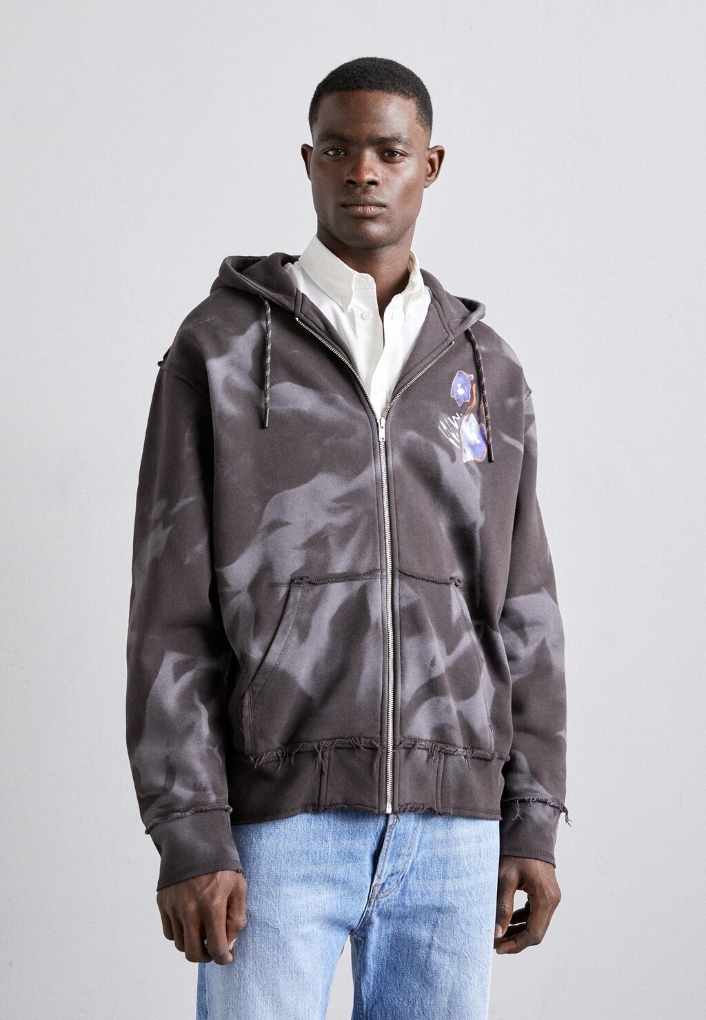 

Толстовка на молнии Hades Zip Hoodie Wood Wood, цвет brown chocolate