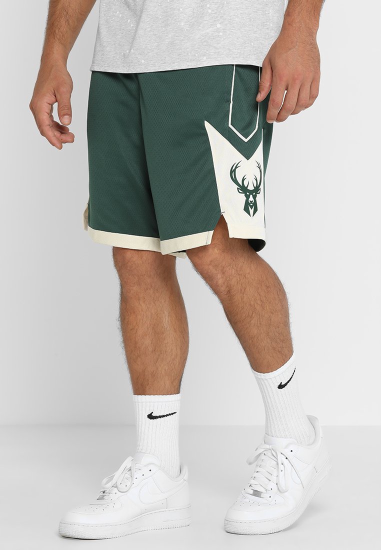 цена Спортивные шорты Milwaukee Bucks Nba Swingman Short Nike, цвет fir/flat opal/opal/white