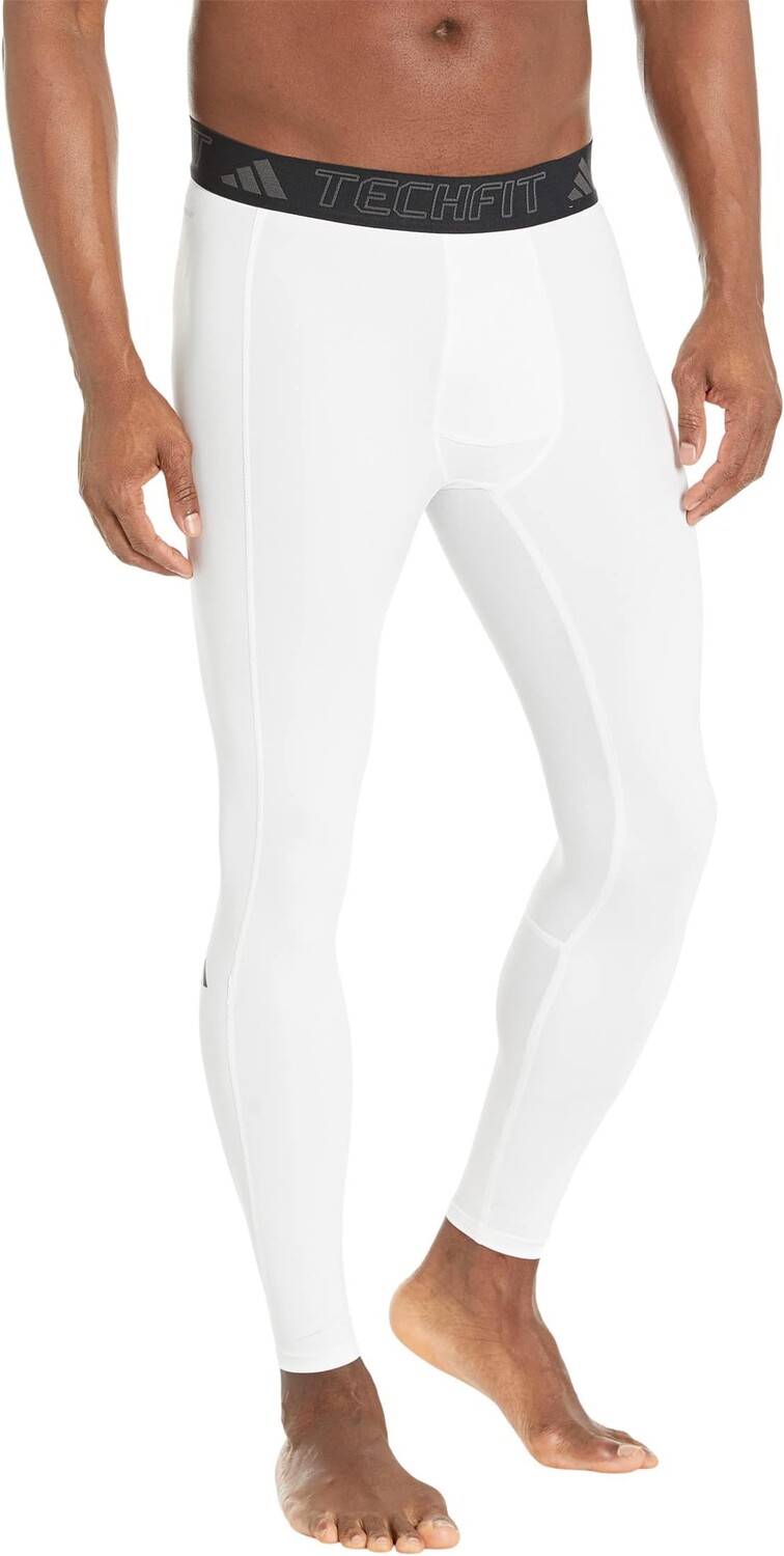 

Брюки Techfit Aeroready Training Long Tights adidas, белый