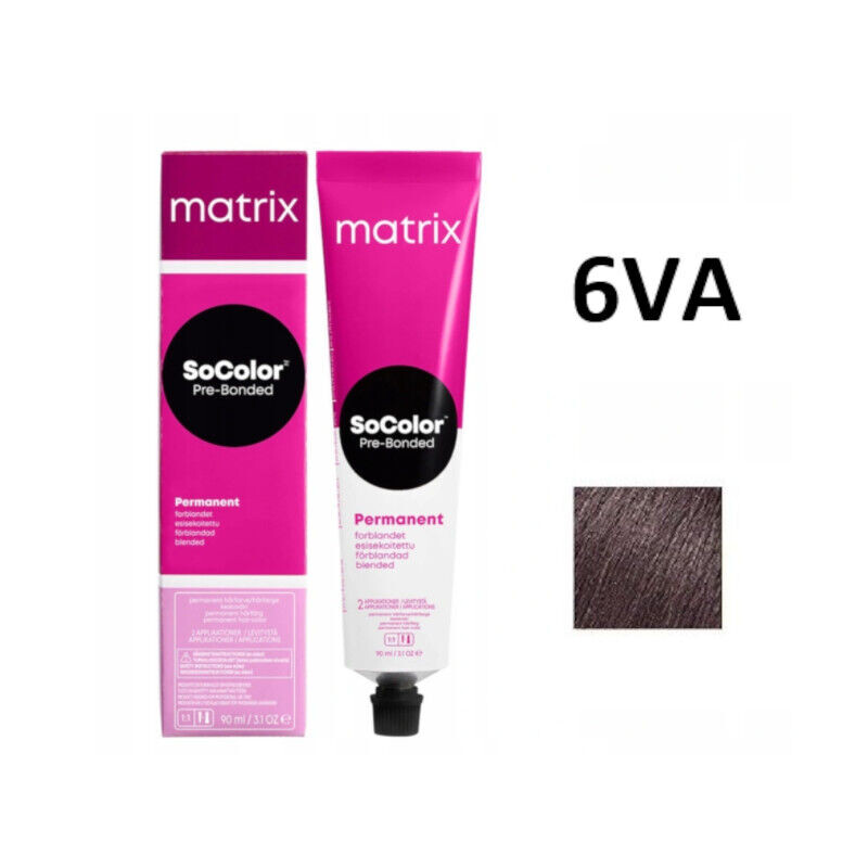 

Стойкая краска для волос 6ва Matrix Socolor Pre-Bonded, 90 мл