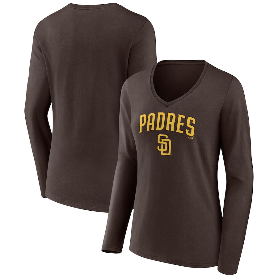 

Футболка с длинным рукавом Fanatics Branded San Diego Padres, коричневый