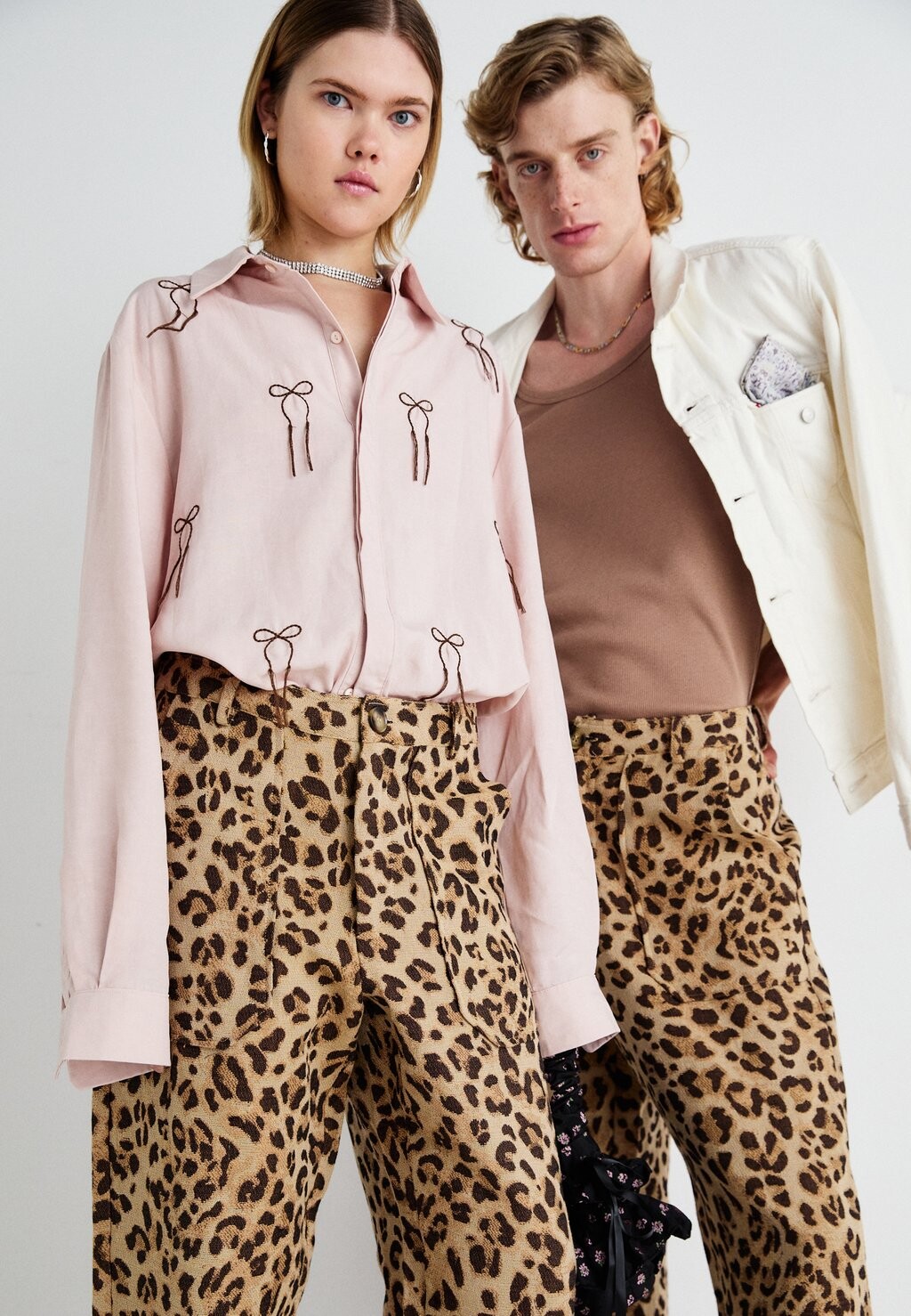 

Брюки CAMERON LEOPARD TROUSERS UNISEX Sister Jane, коричневый
