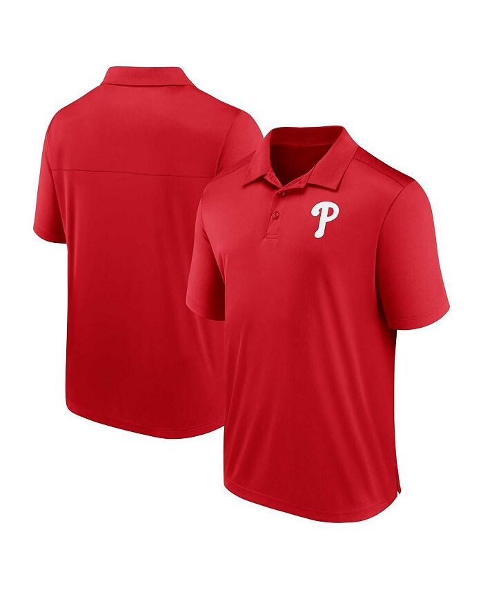 

Мужская красная рубашка-поло с логотипом Philadelphia Phillies Fanatics, красный