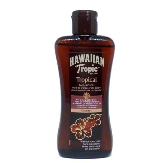 Гавайский, Тропический тропический загар, Бронзирующее масло для загара, Hawaiian