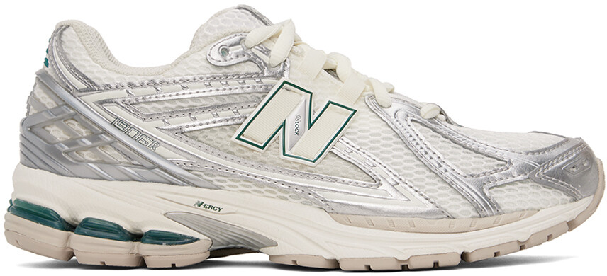 

Серебристые и кремовые кроссовки 1906R New Balance