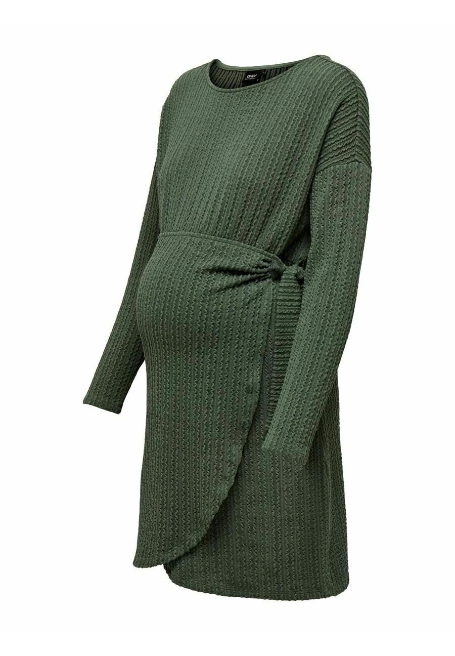 

Вязаное платье ONLY MATERNITY, хаки