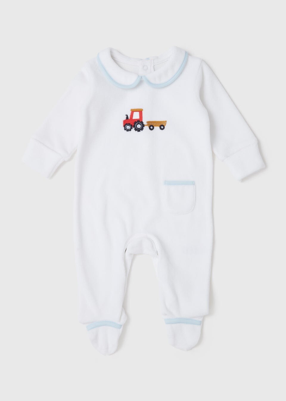 

Велюровый комбинезон для сна Baby Blue Smart (Tiny Baby, 12 мес.), серебрянный, Серый