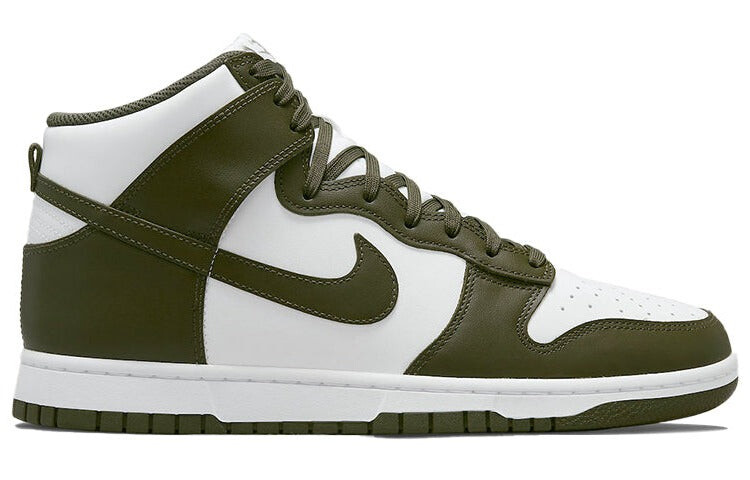 

Кроссовки Nike Dunk High, зеленый