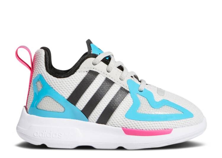 

Кроссовки Adidas ZX 2K FLUX INFANT 'WHITE SIGNAL CYAN', серый