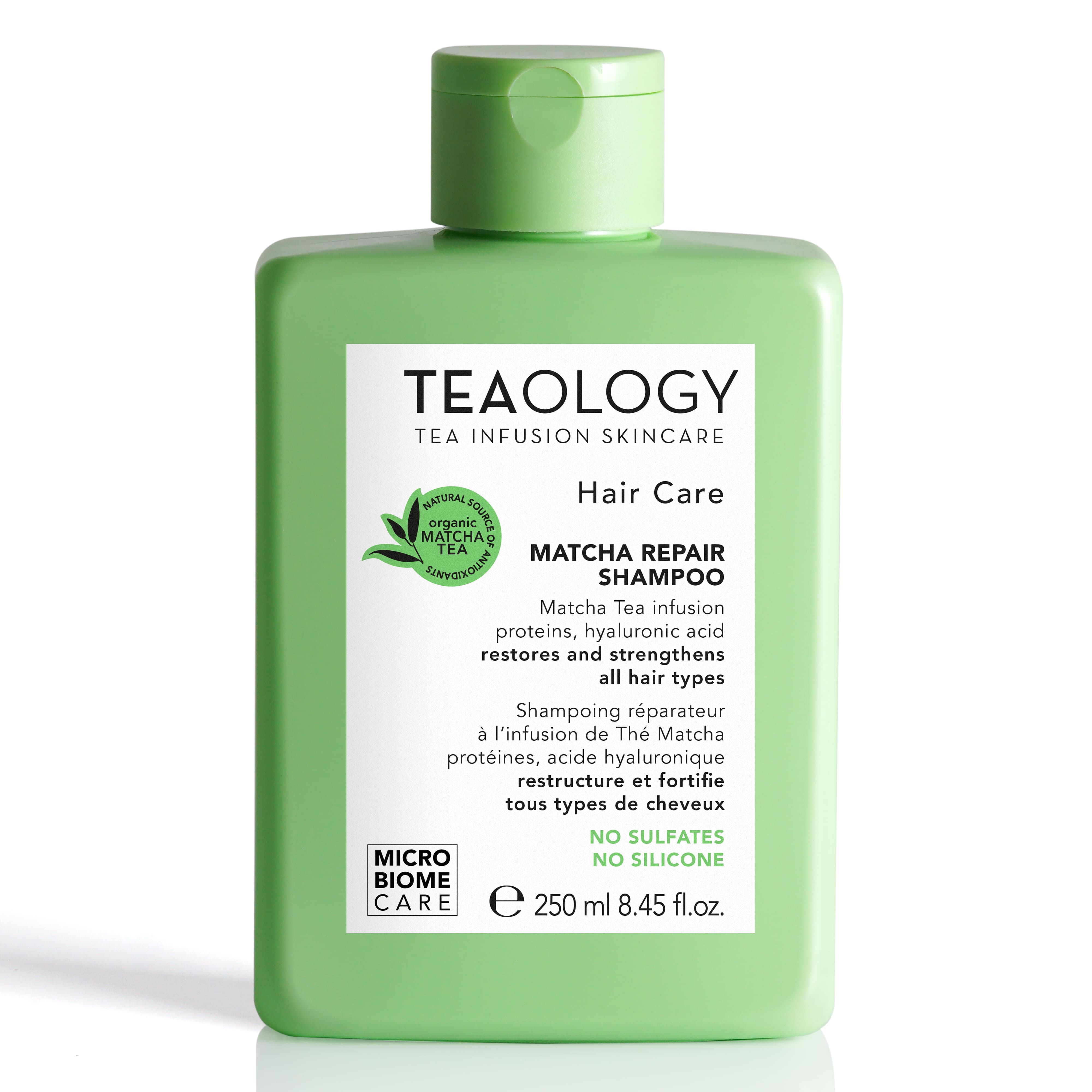 Восстанавливающий шампунь для волос Teaology Matcha, 250 мл набор шампунь для волос teaology matcha 3 мл